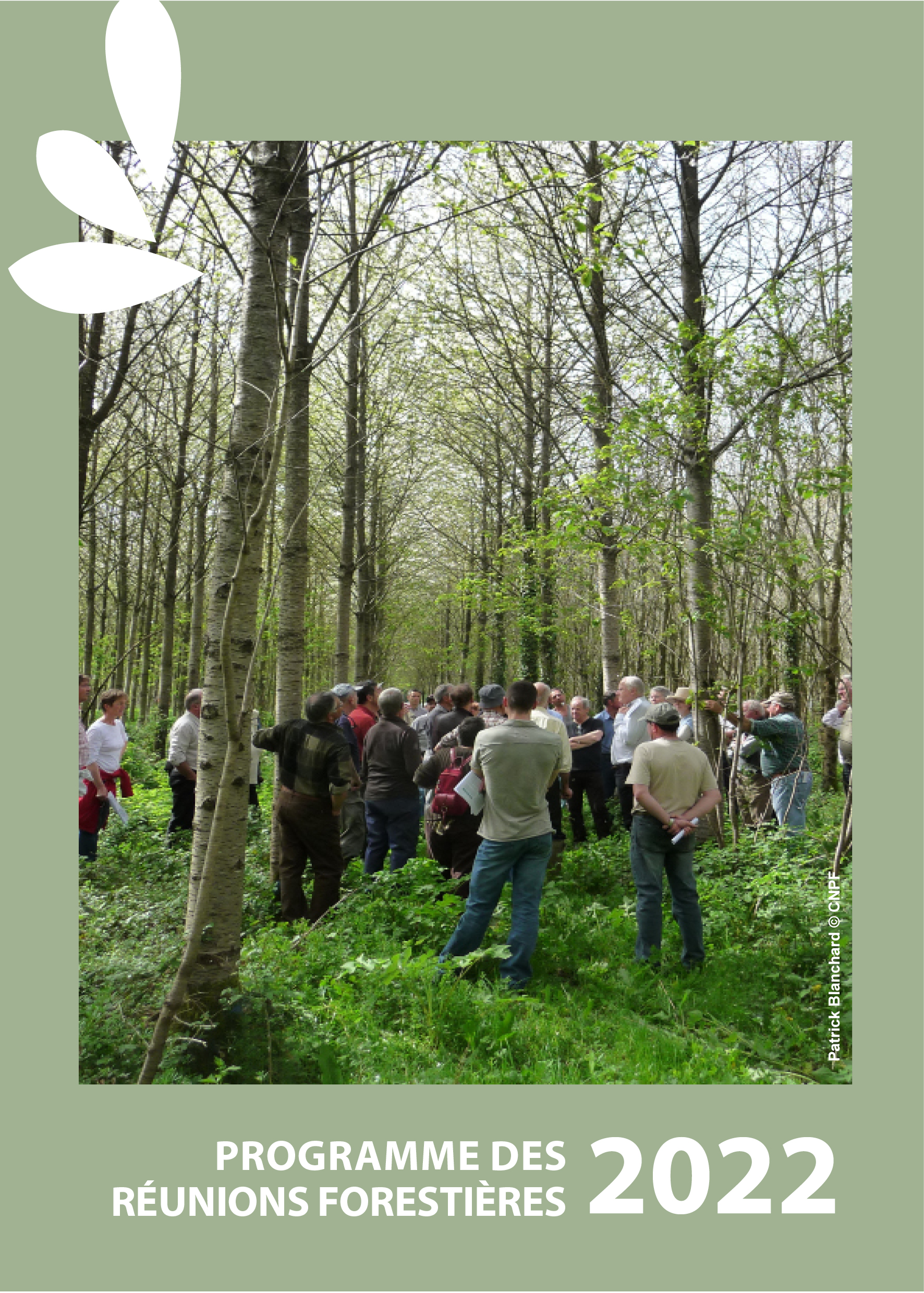 Couverture Programme des réunions forestières 2022