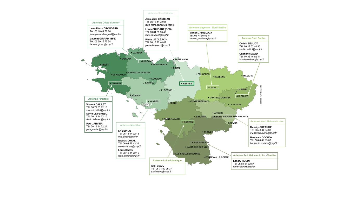 Carte secteurs Mars 2026