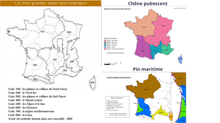 MFR zones bioclimatiques